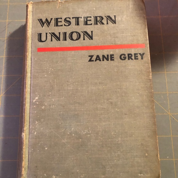 8818 BOOK Western Union by Zane Grey 1939 First Edition Hard Cover.  English. - Picture 5 of 9